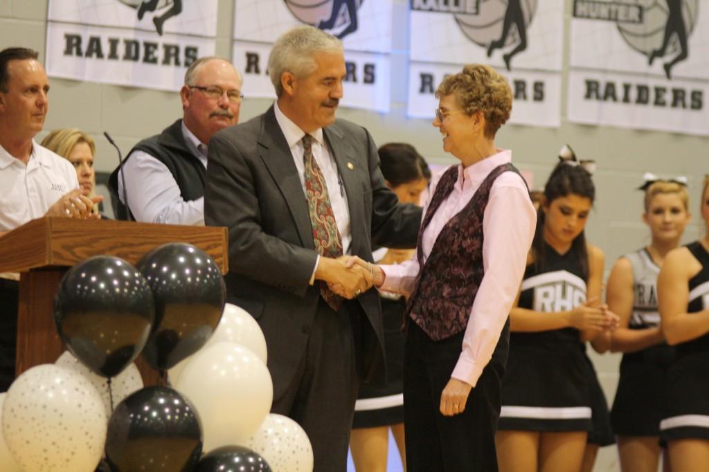 Ms. Lee Stribling joins the Raider Hall of Fame