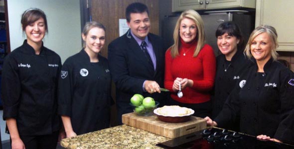 Culinary arts students appear on KAMR NBC 4 morning show