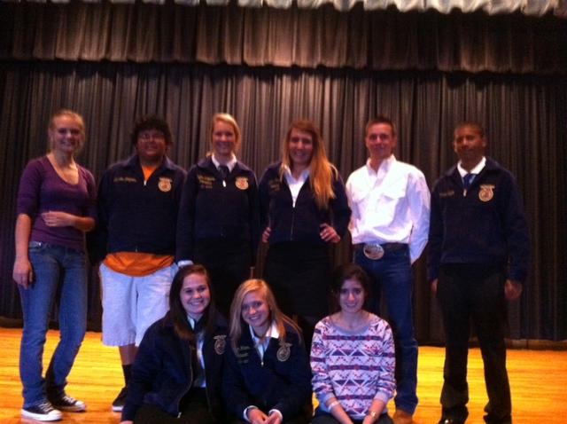 FFA members compete in leadership events