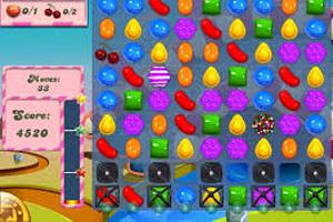 Candy Crush playing screen
