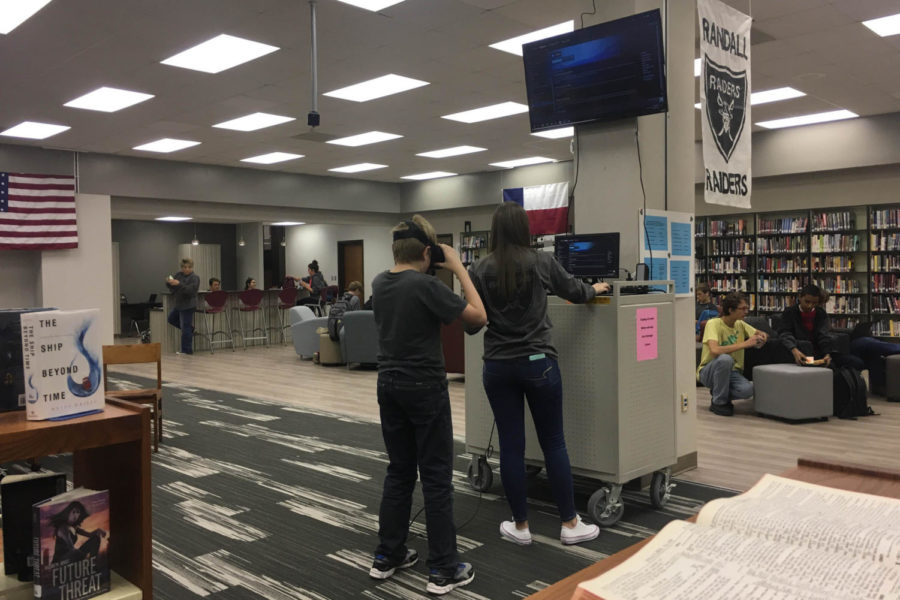 Escaping Reality: Virtual Reality Device installed in West Library