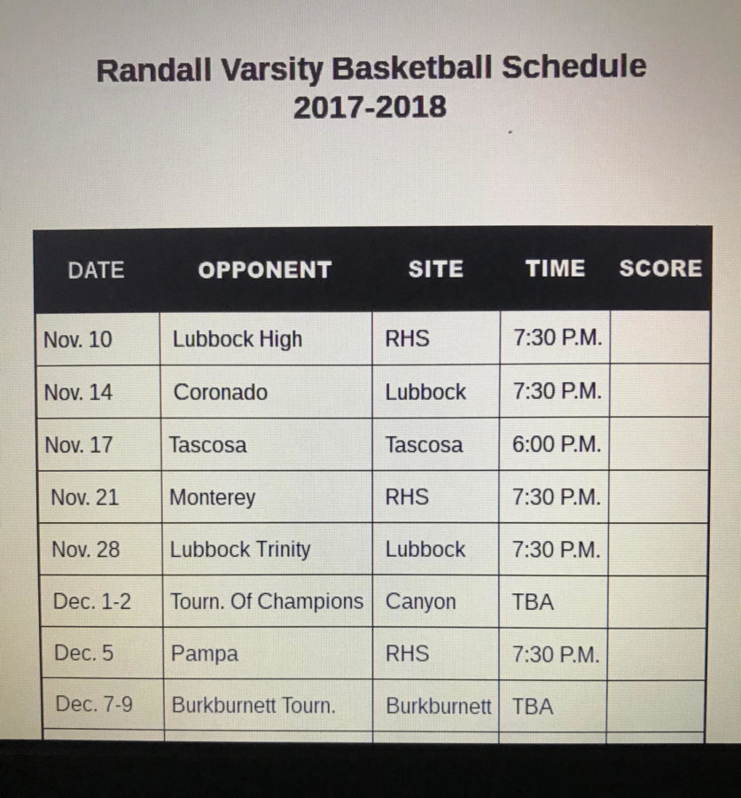 First home basketball game to be played this Friday