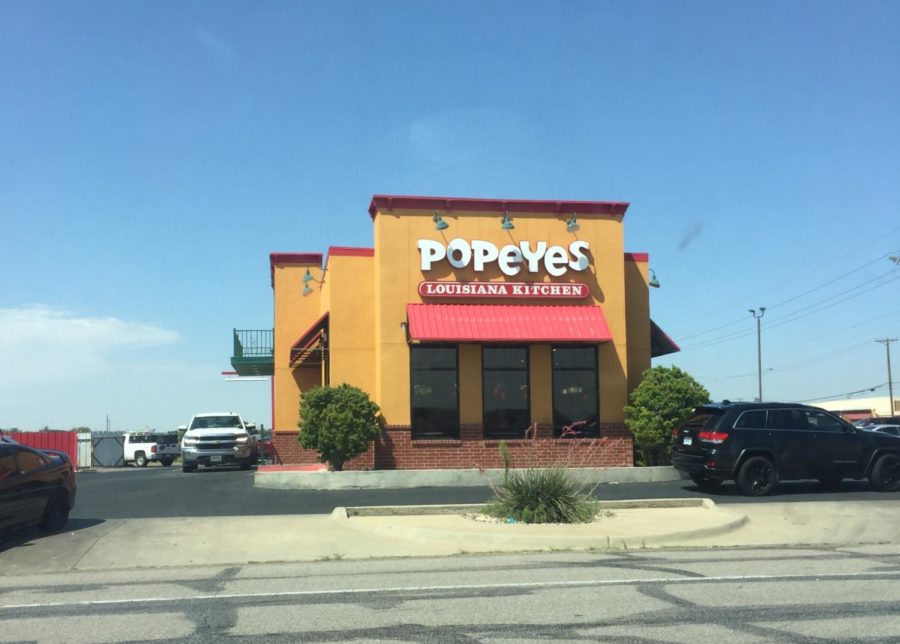 Like other Popeyes around the nation, the location on Bell sold out of chicken sandwiches.