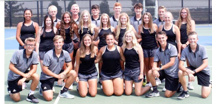 The Randall Varsity Tennis Team