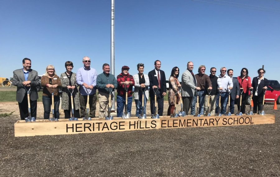 CISD officials break ground on the district's newest elementary school, Heritage Hills.