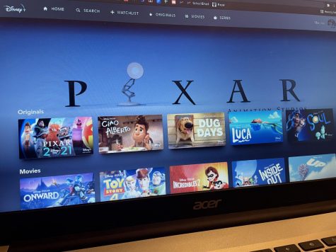 Disney+ Pixar Homepage.