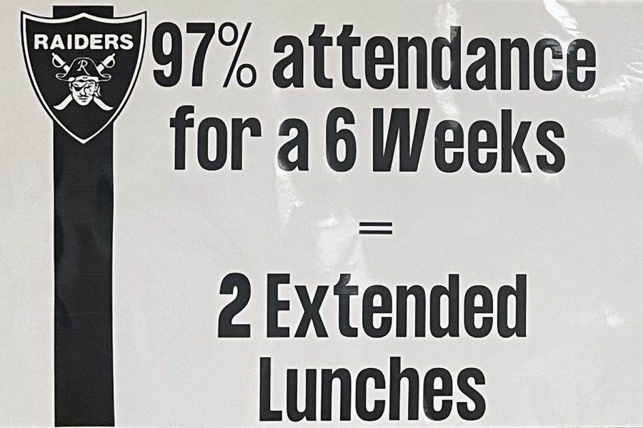 Student Body To Receive Extended Lunches If Attendance Goal Is Met
