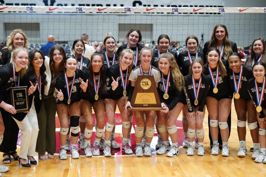 The volleyball team won state earlier this year earning Randall 18 points in the Lone Star Cup Competition.